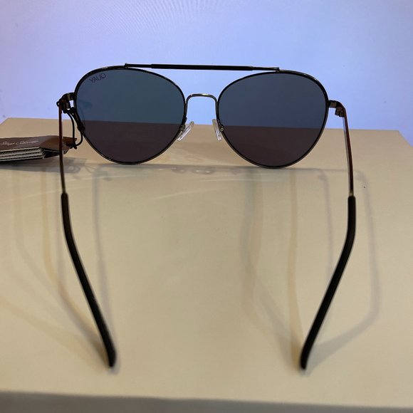 Quay Australia Lickety Split Sunglasses-Gun/Purple